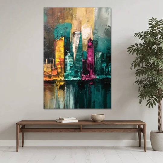 Lancaster Scenic Skyline - Canvas Wall Art - Coffee Table - 40x60