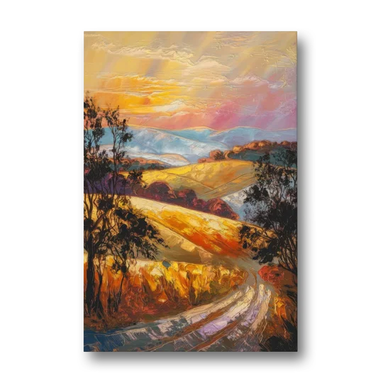 Lancaster Sunset Views - Canvas Wall Art - Front