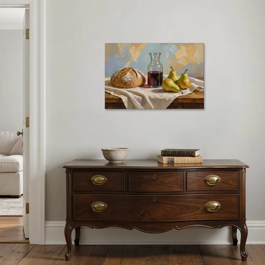 Large Wall Art for Dining Room Still Life - Canvas Wall Art - Coffee Table - 36x24