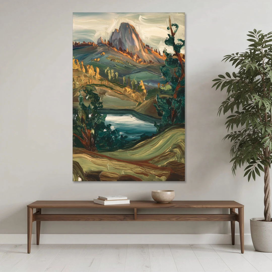 Little Rock Pinnacle Mountain - Canvas Wall Art - Coffee Table - 40x60