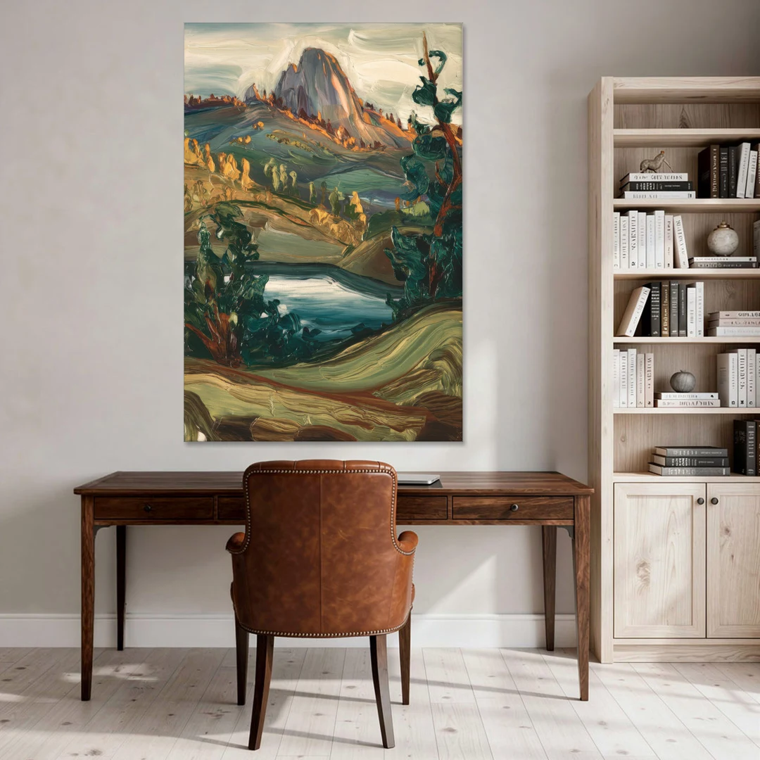Little Rock Pinnacle Mountain - Canvas Wall Art - Office - 40x60