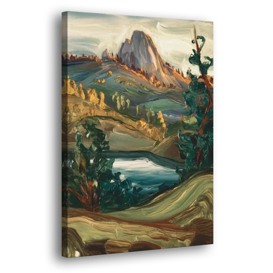 Little Rock Pinnacle Mountain - Canvas Wall Art - Side