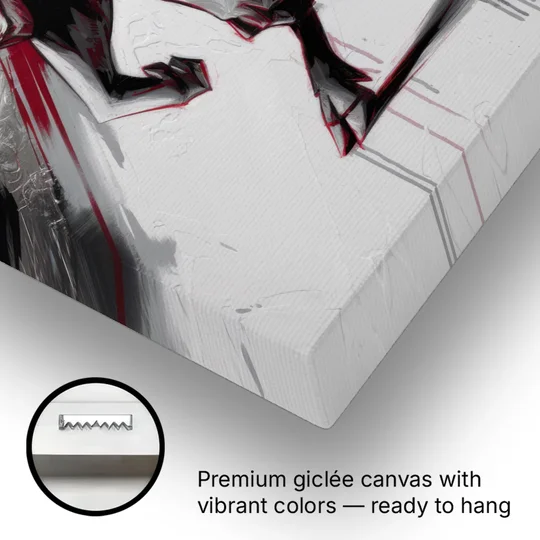 Little Rock Razorbacks Tribute - Canvas Wall Art - Gallery Wrap Corner