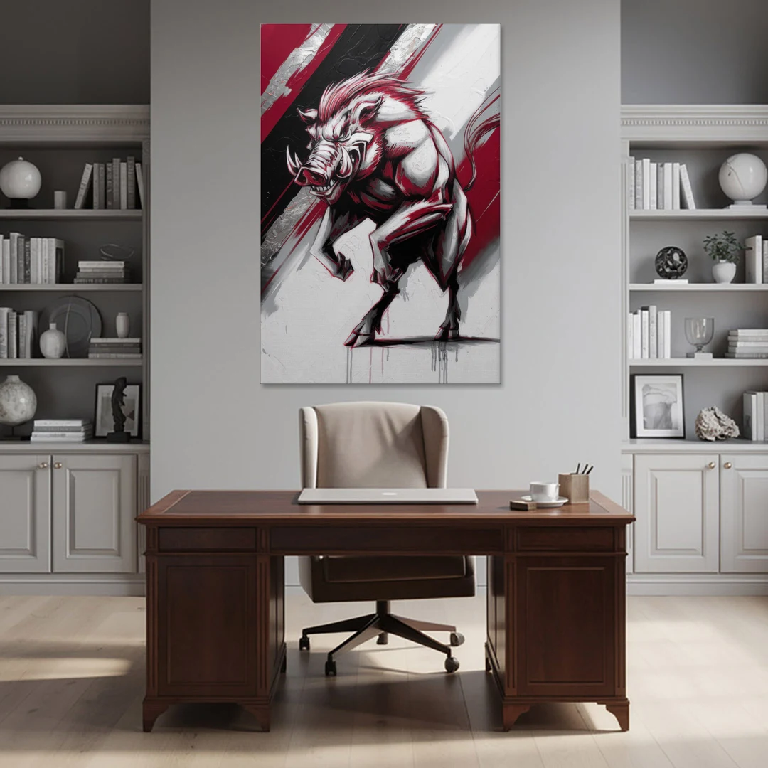 Little Rock Razorbacks Tribute - Canvas Wall Art - Office - 40x60