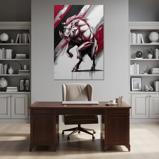 Little Rock Razorbacks Tribute - Canvas Wall Art - Office - 40x60