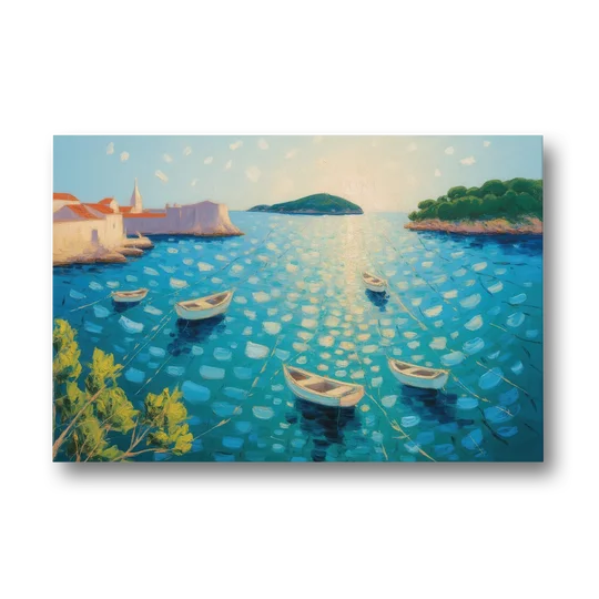 Lokrum Island Escape - Canvas Wall Art - Front