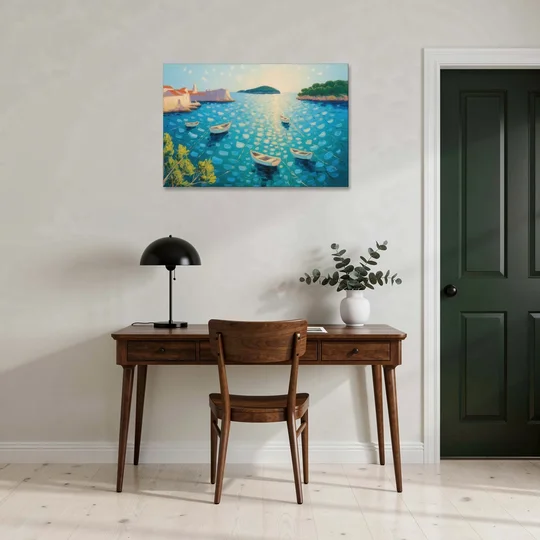 Lokrum Island Escape - Canvas Wall Art - Office - 36x24