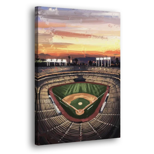 Los Angeles Angels Stadium - Canvas Wall Art - Side