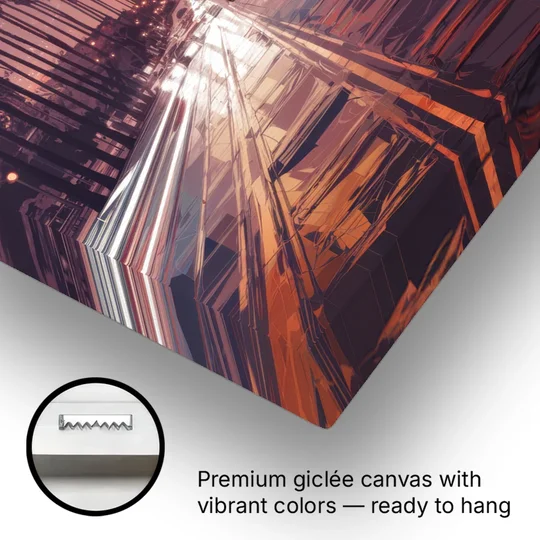 Los Angeles Sunset Boulevard - Canvas Wall Art - Gallery Wrap Corner