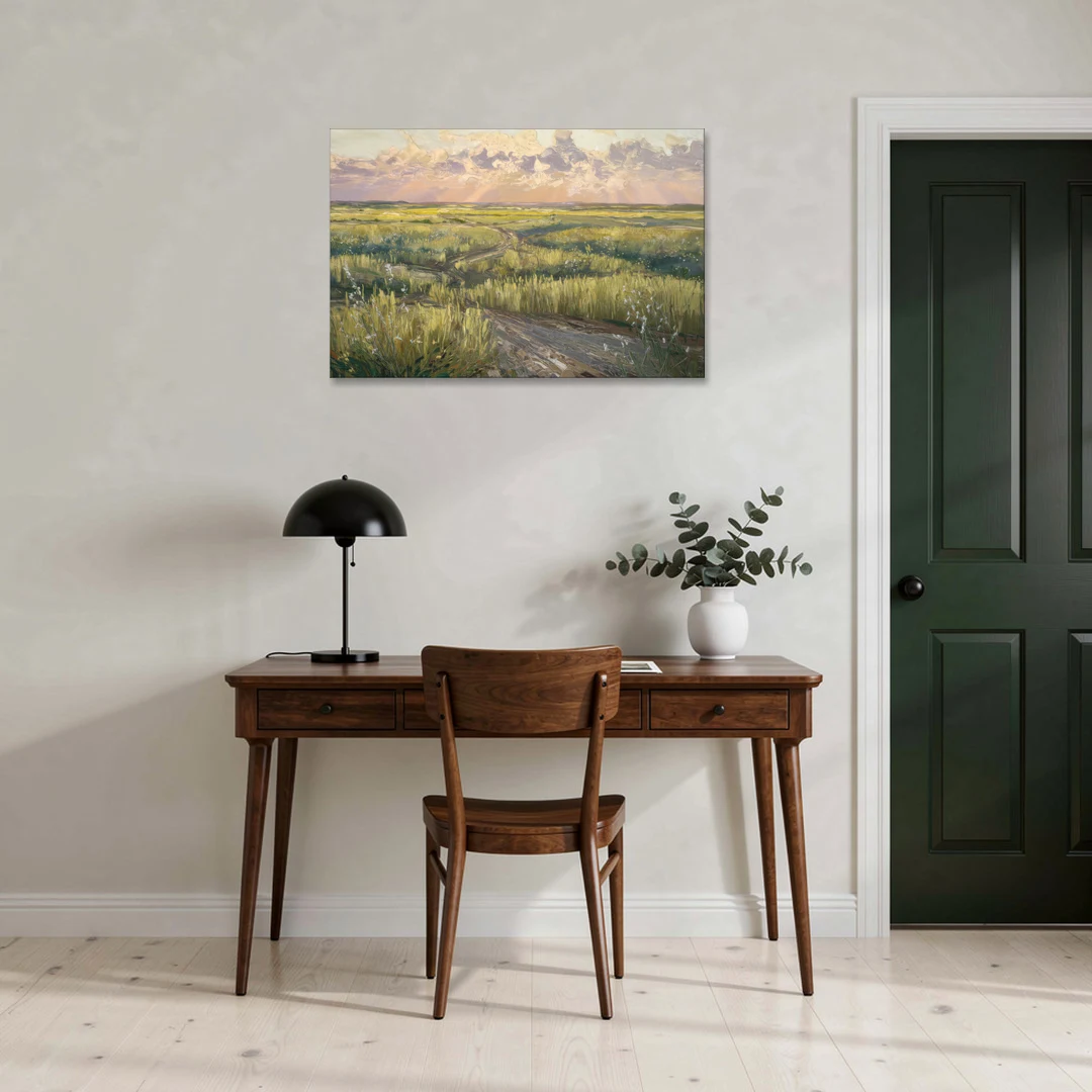 Lubbock Prairie Landscape - Canvas Wall Art - Office - 36x24