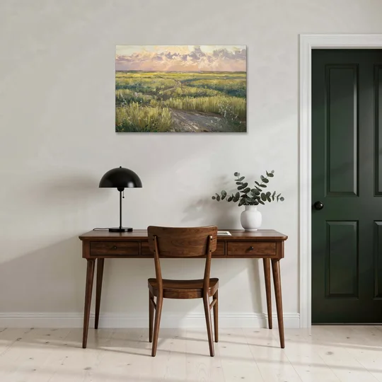 Lubbock Prairie Landscape - Canvas Wall Art - Office - 36x24