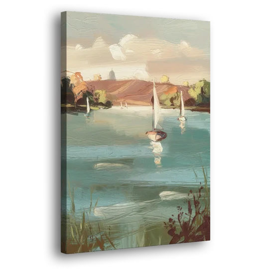 Madison Lake Mendota Serenity - Canvas Wall Art - Side