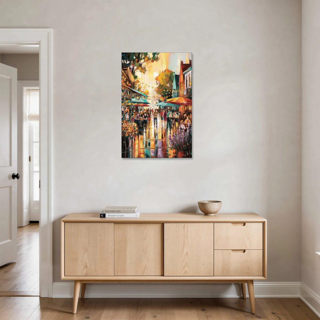 Madison Summer Festival Scene - Canvas Wall Art - Coffee Table - 24x36