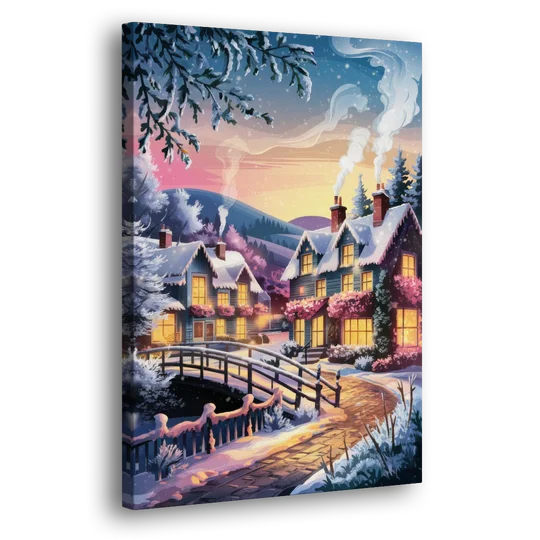 Madison Winter Wonderland - Canvas Wall Art - Side