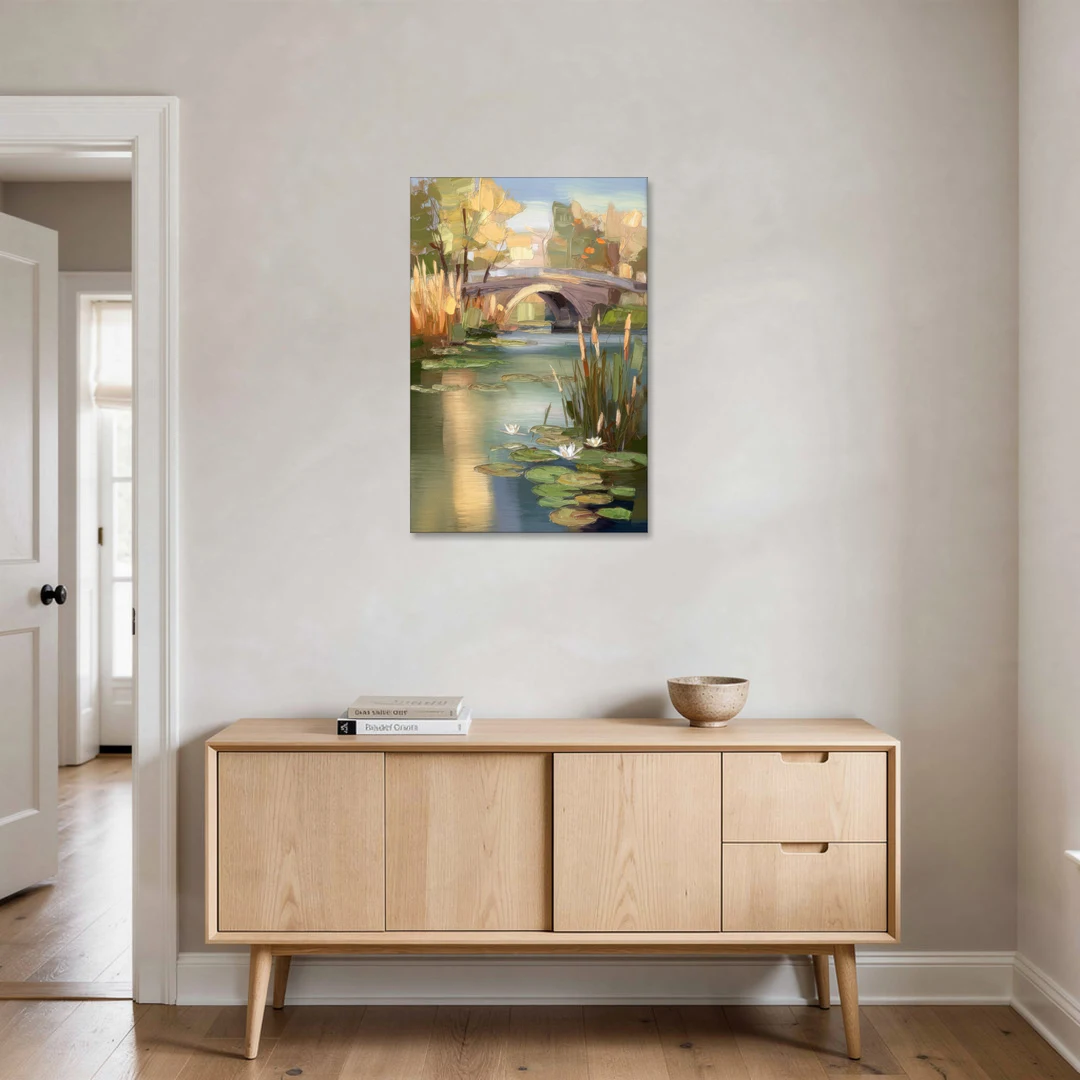 Madison Yahara River Tranquility - Canvas Wall Art - Coffee Table - 24x36