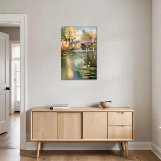 Madison Yahara River Tranquility - Canvas Wall Art - Coffee Table - 24x36