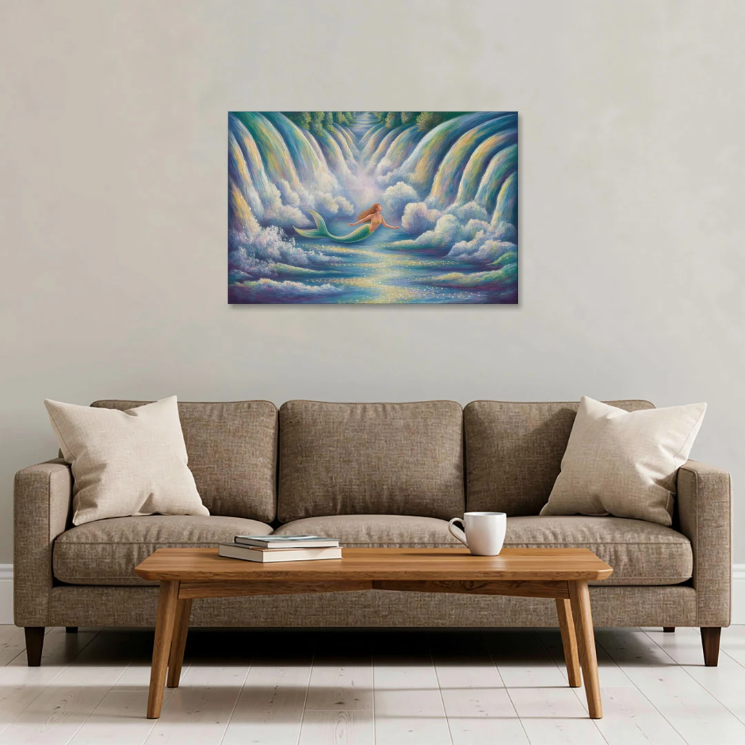 Maid of the Mist Journey - Canvas Wall Art - Sofa - 36x24