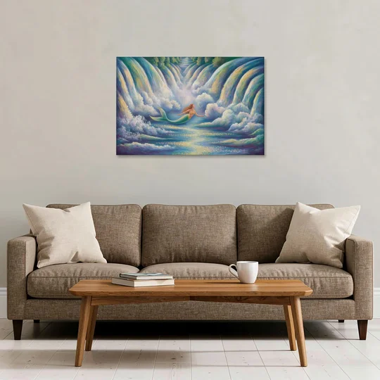 Maid of the Mist Journey - Canvas Wall Art - Sofa - 36x24