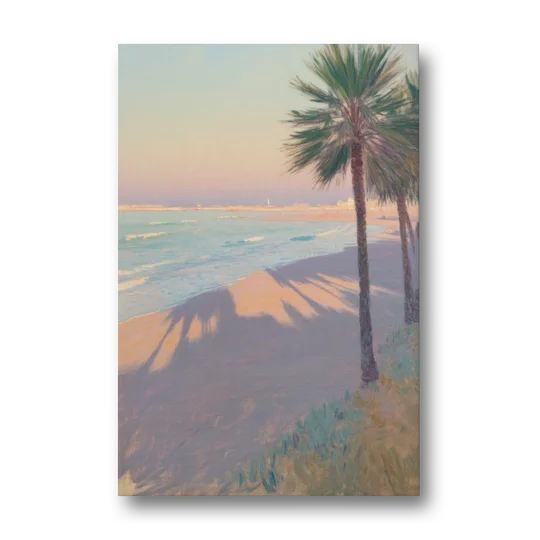 Malvarrosa Beach - Canvas Wall Art - Front