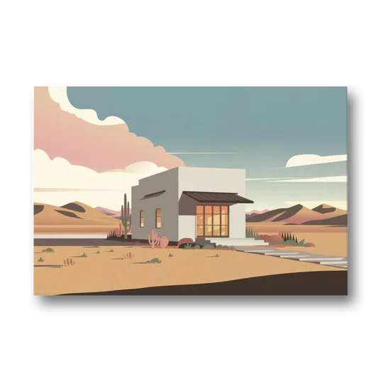 Marfa Artistic Vibes - Canvas Wall Art - Front