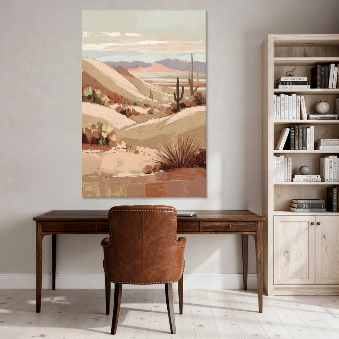 Marfa Desert Landscape - Canvas Wall Art - Office - 40x60