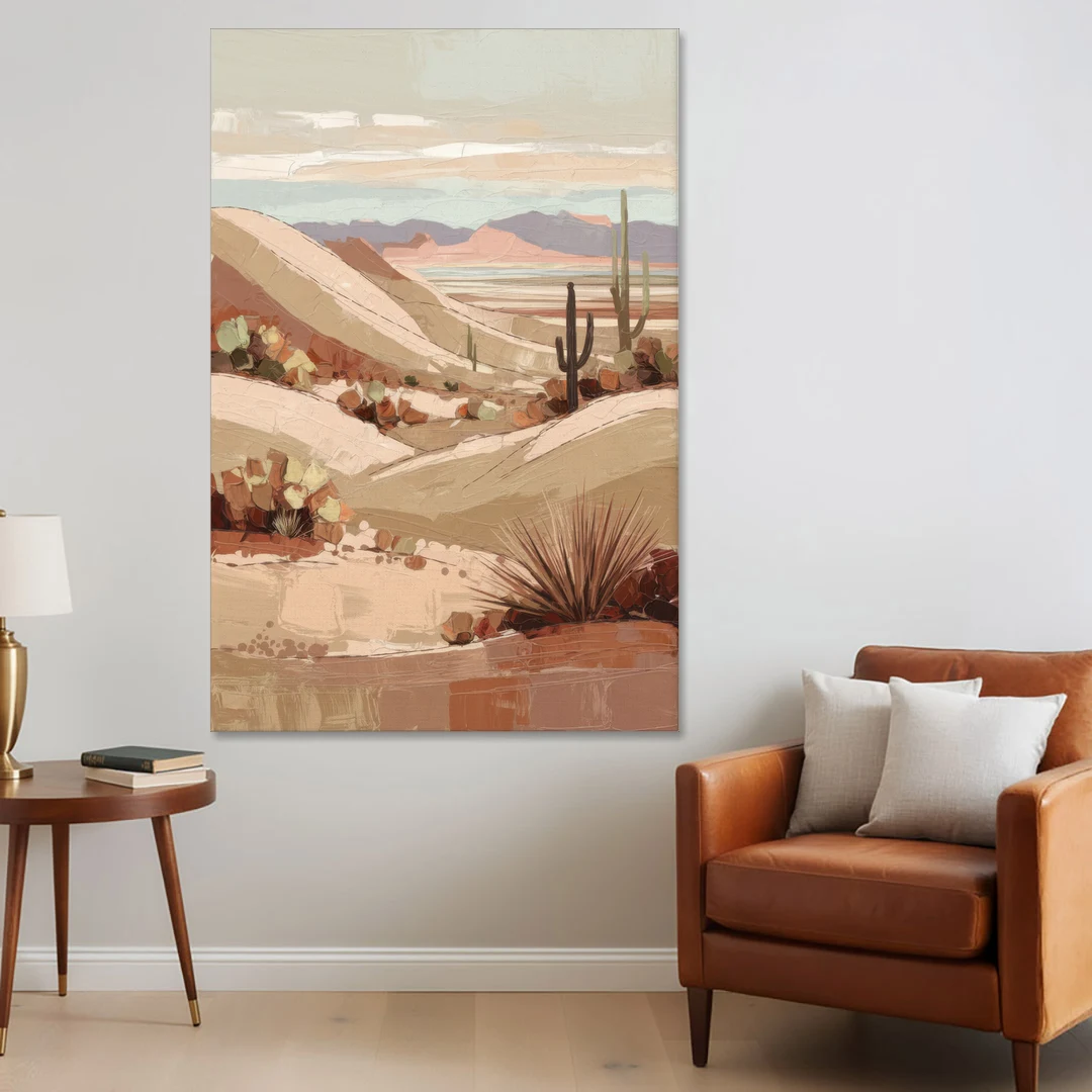 Marfa Desert Landscape - Canvas Wall Art - Sofa - 40x60