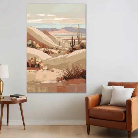 Marfa Desert Landscape - Canvas Wall Art - Sofa - 40x60