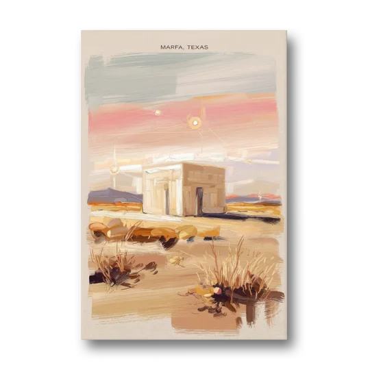 Marfa Scenic Beauty - Canvas Wall Art - Front