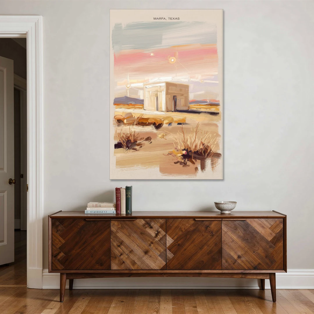 Marfa Scenic Beauty - Canvas Wall Art - Coffee Table - 40x60
