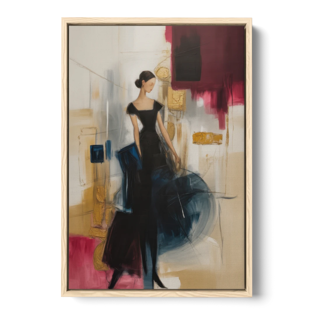 Maria Luisa Magic - Oak Framed Canvas Wall Art - Front