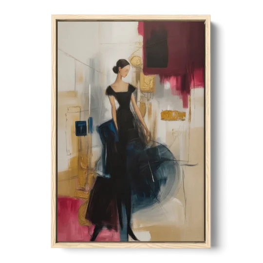 Maria Luisa Magic - Oak Framed Canvas Wall Art - Front