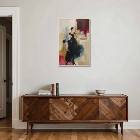 Maria Luisa Magic - Oak Framed Canvas Wall Art - Coffee Table - 24x36
