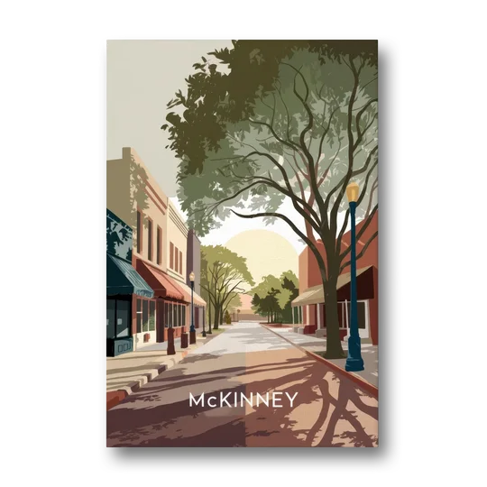 McKinney Artistic Heritage - Canvas Wall Art - Front