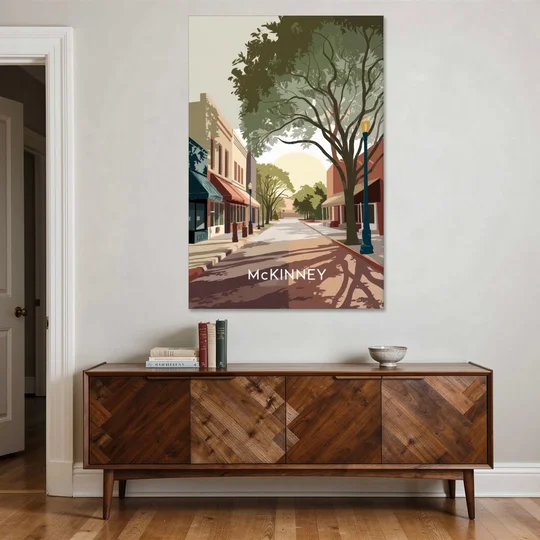 McKinney Artistic Heritage - Canvas Wall Art - Coffee Table - 40x60