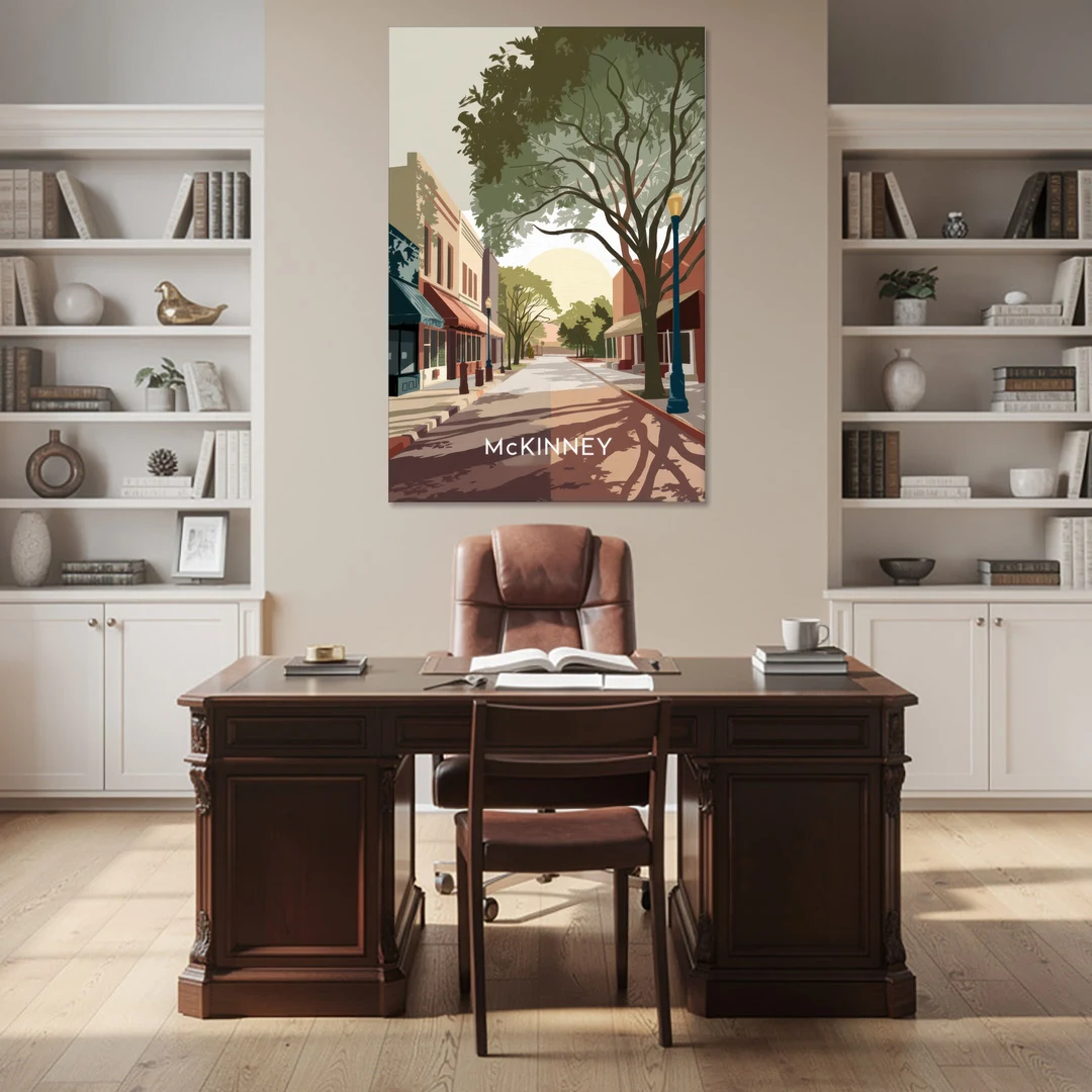 McKinney Artistic Heritage - Canvas Wall Art - Office - 40x60