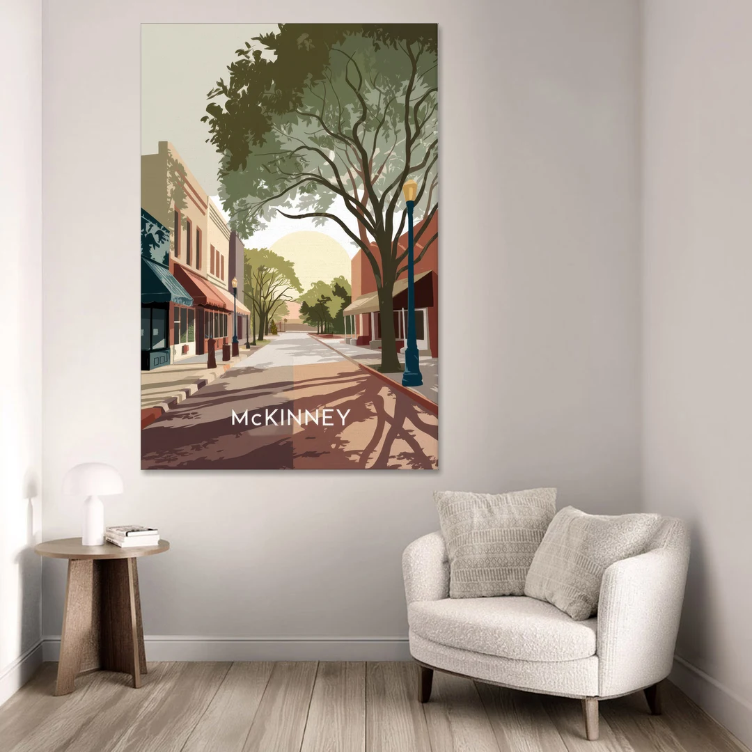 McKinney Artistic Heritage - Canvas Wall Art - Sofa - 40x60