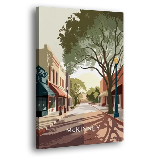 McKinney Artistic Heritage - Canvas Wall Art - Side