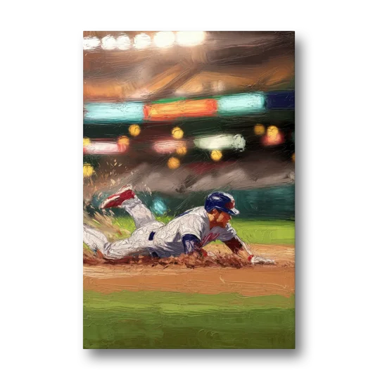 McKinney Baseball Spirit - Canvas Wall Art - Front
