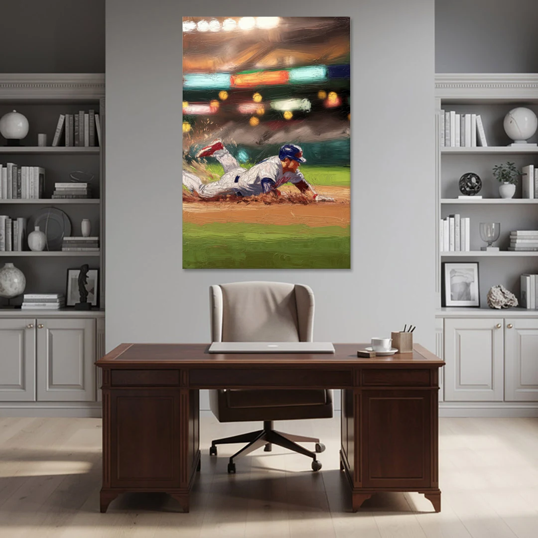McKinney Baseball Spirit - Canvas Wall Art - Office - 40x60