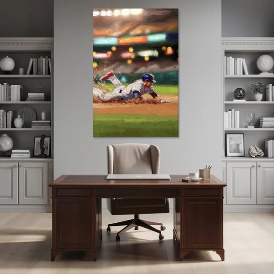 McKinney Baseball Spirit - Canvas Wall Art - Office - 40x60