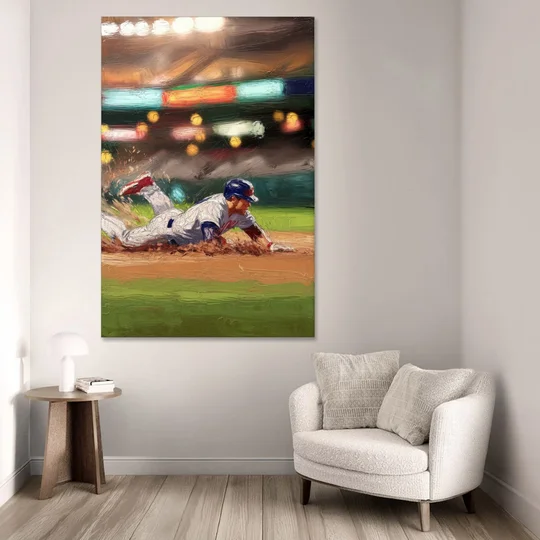 McKinney Baseball Spirit - Canvas Wall Art - Sofa - 40x60