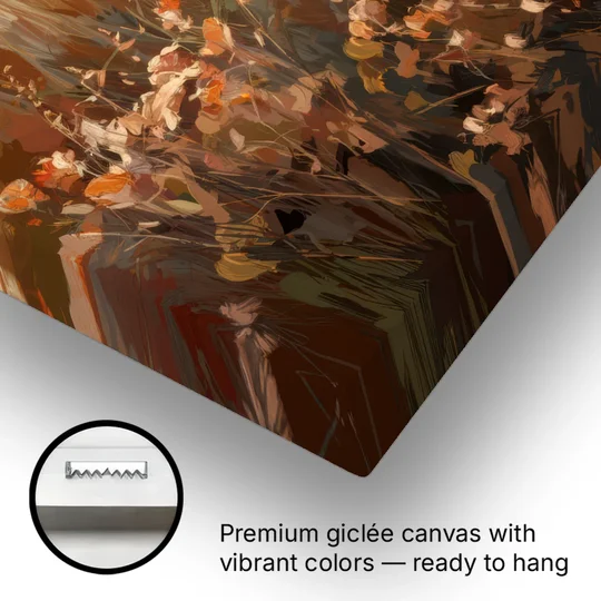 McKinney Rustic Charm - Canvas Wall Art - Gallery Wrap Corner