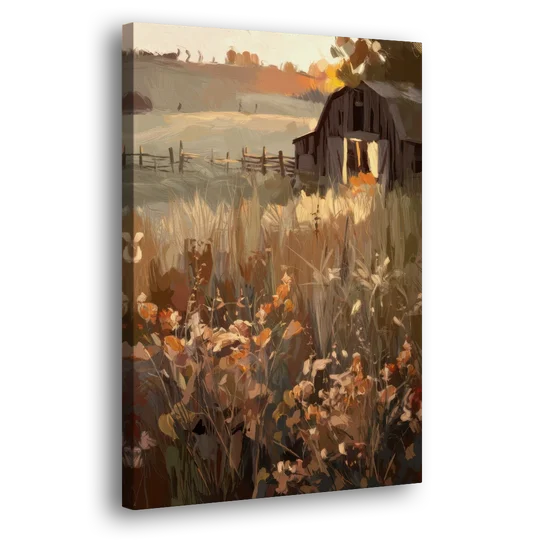 McKinney Rustic Charm - Canvas Wall Art - Side