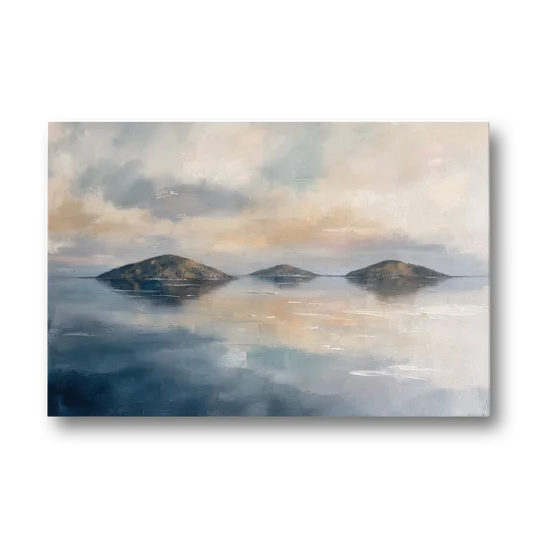 Medical Office Wall Art of Islands at Dusk - Canvas Wall Art - Front