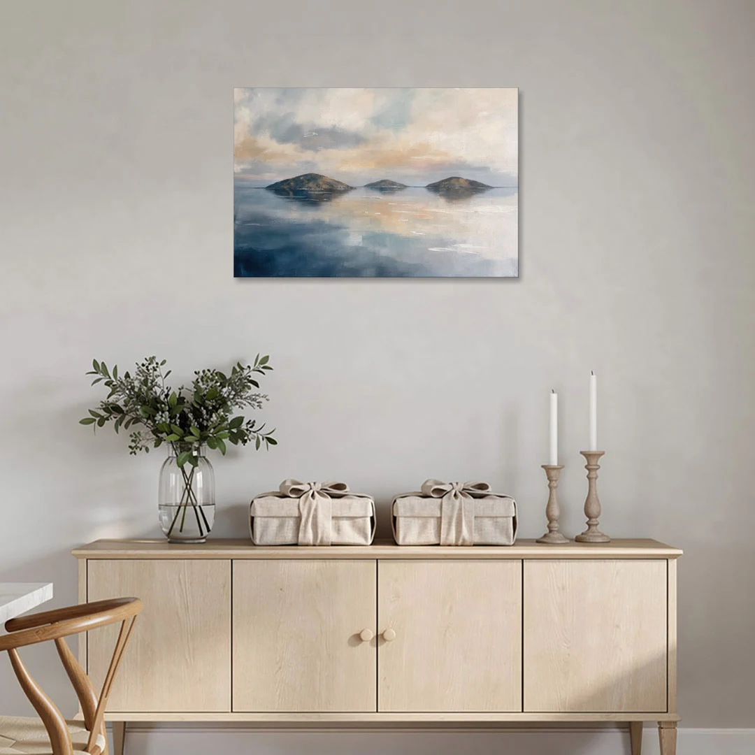 Medical Office Wall Art of Islands at Dusk - Canvas Wall Art - Coffee Table - 36x24
