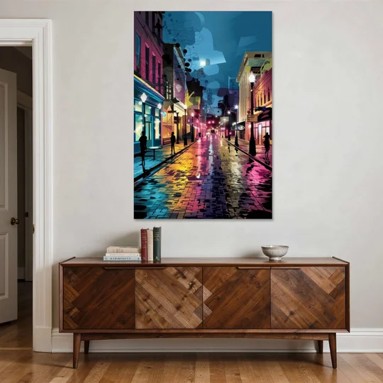 Memphis Historic Beale Street - Canvas Wall Art - Coffee Table - 40x60