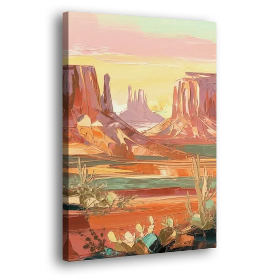 Mesa Southwest Charm - Canvas Wall Art - Side