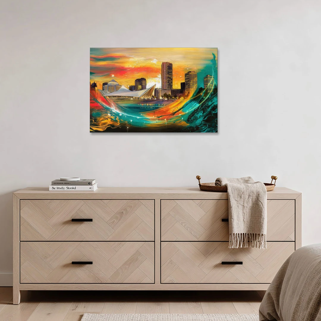 Milwaukee Festival Spirit - Canvas Wall Art - Coffee Table - 36x24