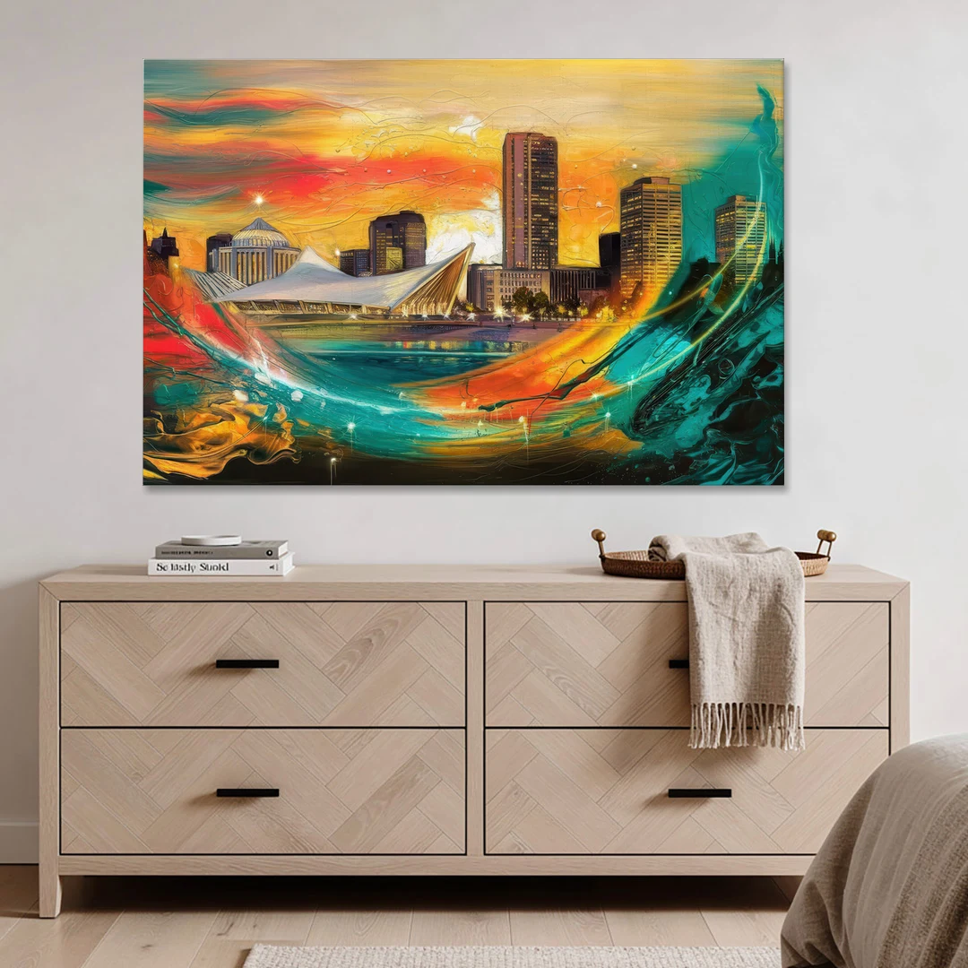 Milwaukee Festival Spirit - Canvas Wall Art - Coffee Table - 60x40