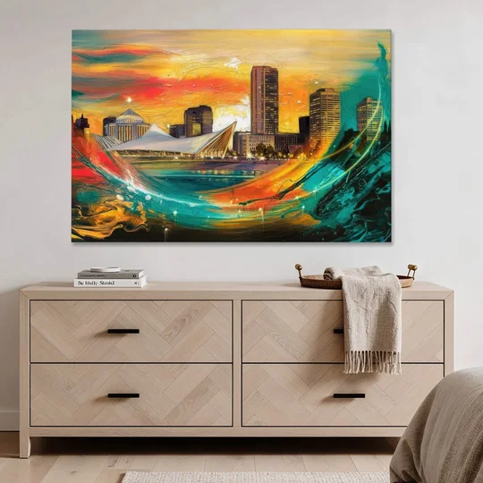 Milwaukee Festival Spirit - Canvas Wall Art - Coffee Table - 60x40